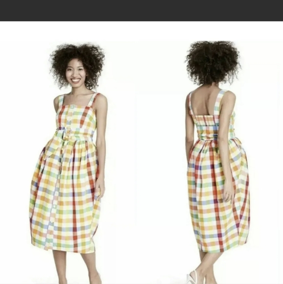 Christopher John Rogers plaid dress size 4 - Picture 12 of 16